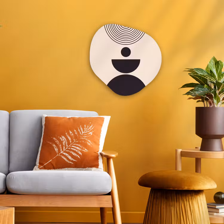 Organic - Forex - Geometric Balance - Art - Geometrische balans - Kunst Wandcirkel Organisch Forex 3mm klein
