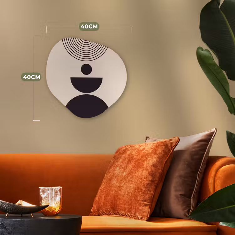 Organic - Forex - Geometric Balance - Art - Geometrische balans - Kunst Wandcirkel Organisch Forex 3mm klein