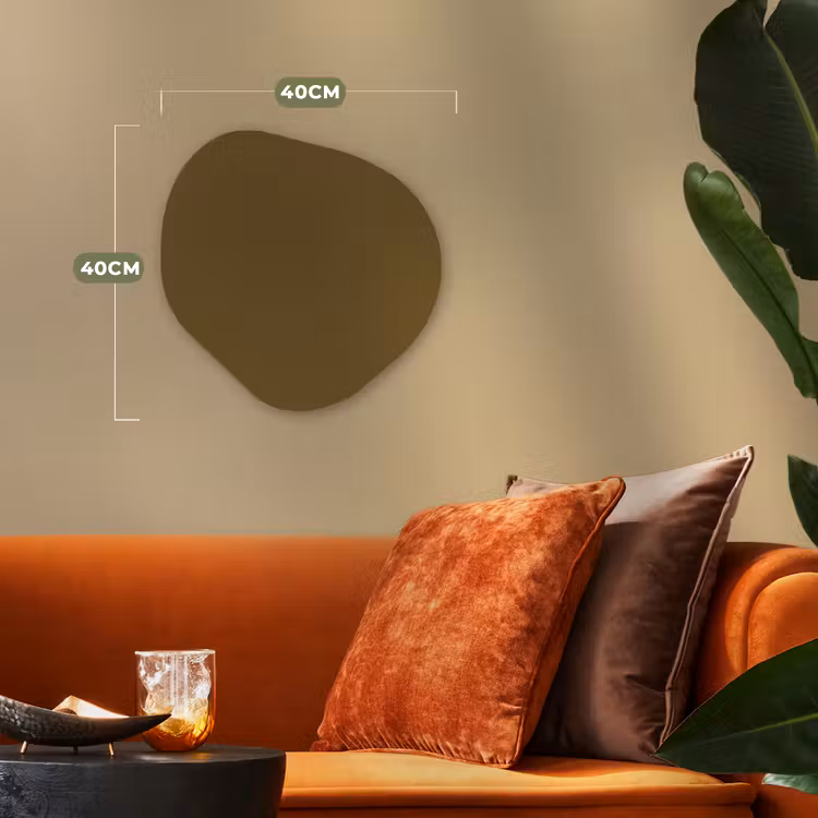 Hunter - Groen - Herfst Wandcirkel Organisch Forex 3mm klein 629 -sfeer3