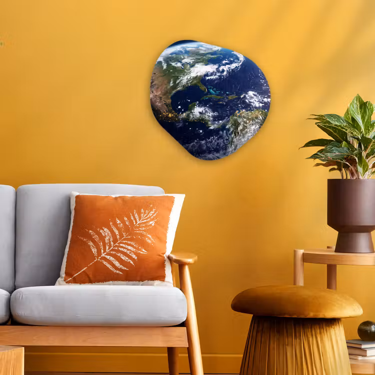 Organic - Forex - Planet - Space - Cosmos - Planeet - Ruimte - Kosmos Wandcirkel Organisch Forex 3mm klein