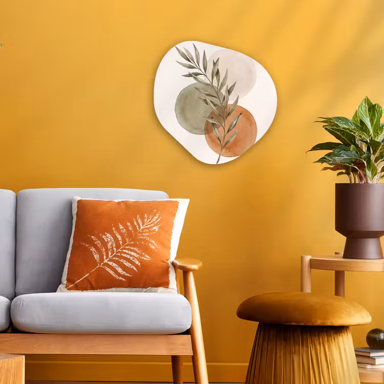 Organic - Forex - Plant - Circles - Abstract - Plant - Cirkels - Abstract Wandcirkel Organisch Forex 3mm klein