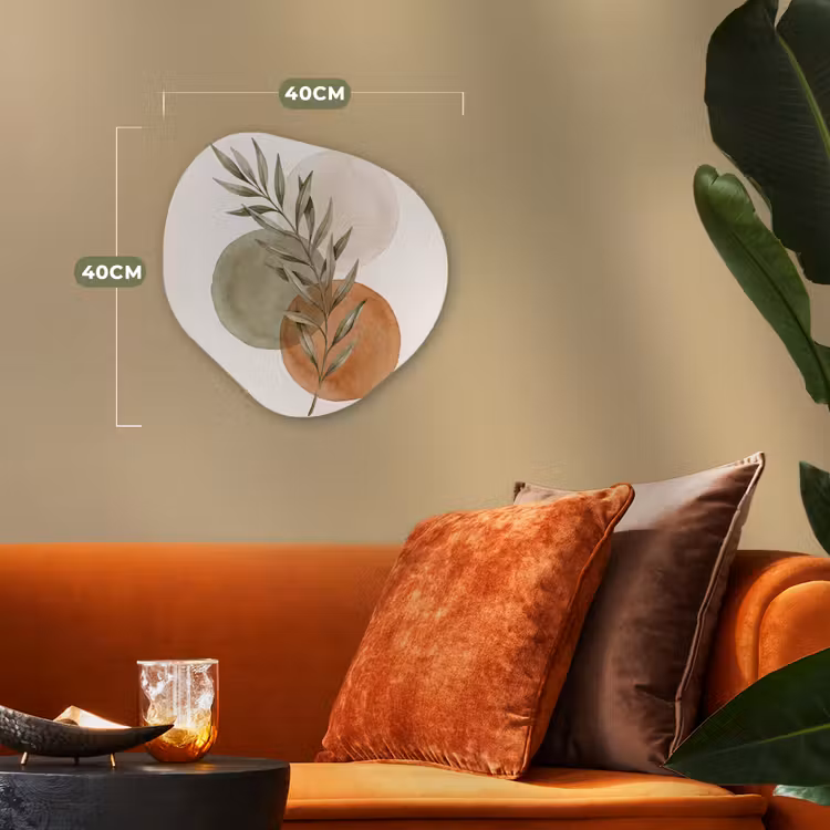 Organic - Forex - Plant - Circles - Abstract - Plant - Cirkels - Abstract Wandcirkel Organisch Forex 3mm klein