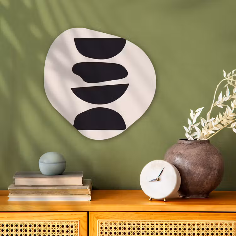 Organic - Forex - Shapes - Abstract - Modern - Vormen - Abstract - Modern Wandcirkel Organisch Forex 3mm klein