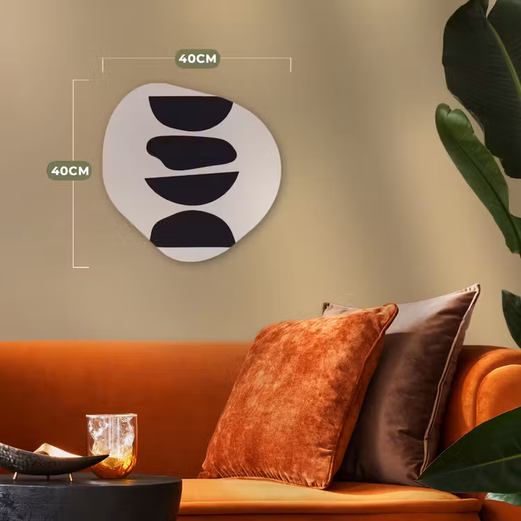 Organic - Forex - Shapes - Abstract - Modern - Vormen - Abstract - Modern Wandcirkel Organisch Forex 3mm klein