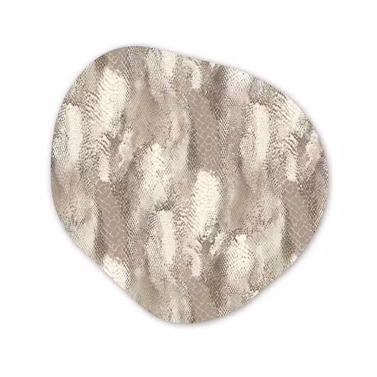 Slang - Textuur - Zand Wandcirkel Organisch Forex 3mm klein 629 -3d