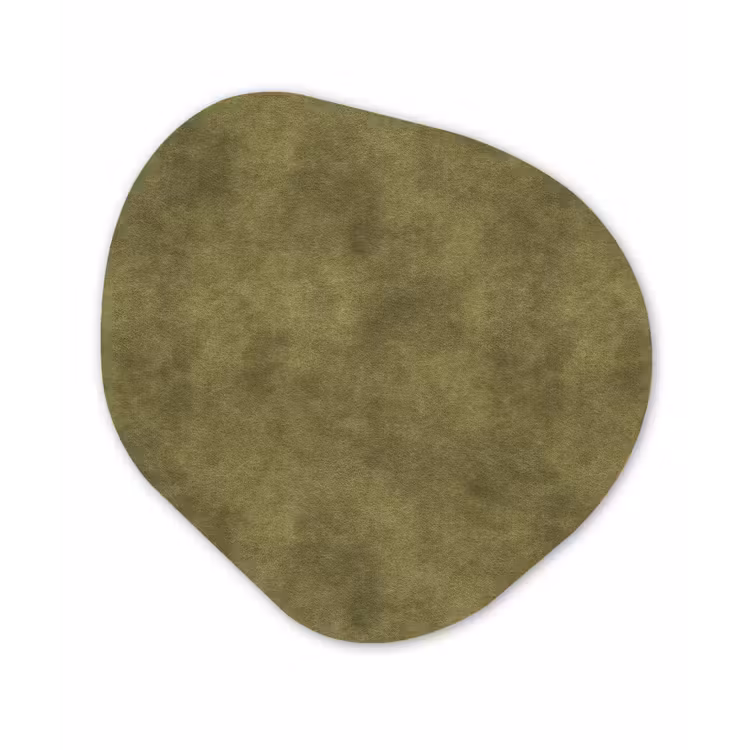 Textuur - Abstract - Groen Wandcirkel Organisch Forex 3mm klein 629 -3d