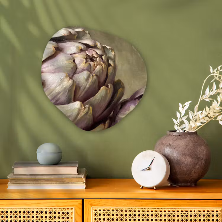 Organic - Forex - Vegetables - Still Life - Painting - Groente - Stilleven - Schilderij Wandcirkel Organisch Forex 3mm klein