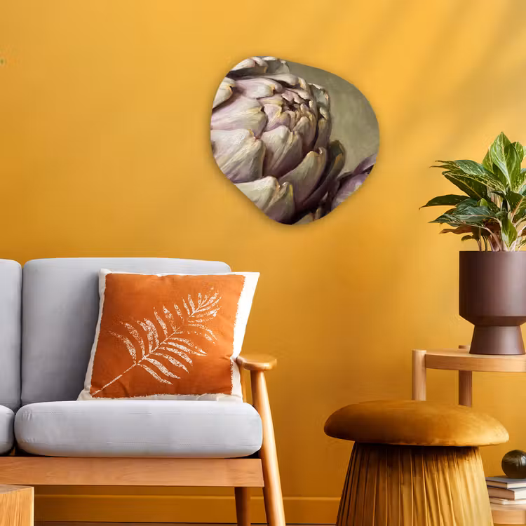 Organic - Forex - Vegetables - Still Life - Painting - Groente - Stilleven - Schilderij Wandcirkel Organisch Forex 3mm klein