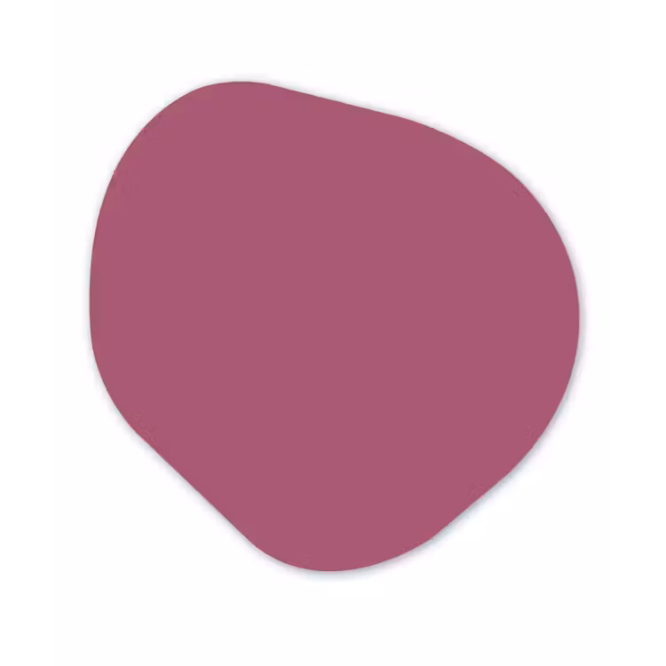Berry - Roze -Pink Wandcirkel Organisch Aluminium middel 851 -3d