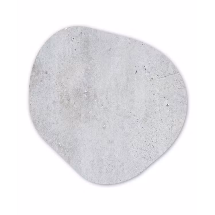 Beton - Textuur - Achtergrond - Grijs - Industrieel Wandcirkel Organisch Aluminium middel -3d