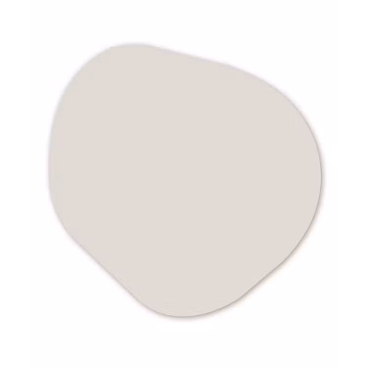 Silent - Sandstone - Grijs Wandcirkel Organisch Aluminium middel 851 -3d