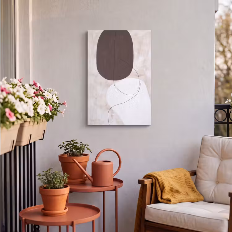 Outdoor Canvas Print - Abstract - Forms - Modern - Abstract - Vormen - Modern Tuinposter op houten frame 2 cm dik klein