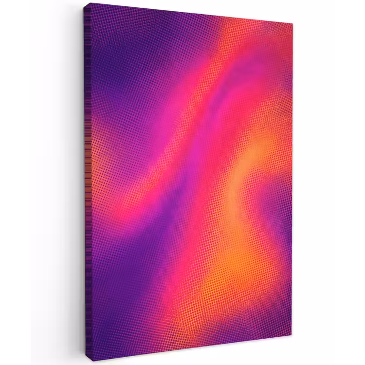 Abstract - Patroon - Kleurverloop Tuinposter op houten frame 2 cm dik klein -3d
