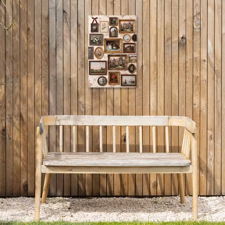 Dier - Kat - Portret - Klassiek Tuinposter op houten frame 2 cm dik klein -sfeer4