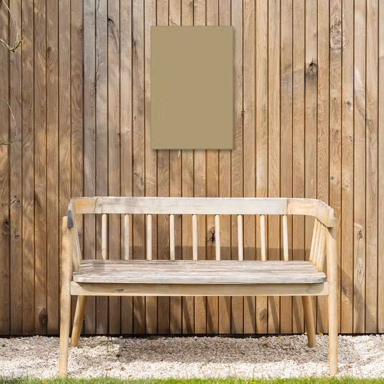 Antique - Moss - Groen Tuinposter op houten frame 2 cm dik klein 841 -sfeer4