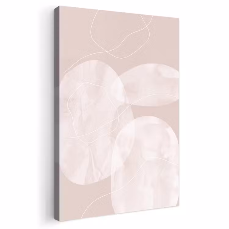 Outdoor Canvas Print - Art - Lines - Modern - Kunst - Lijnen - Modern Tuinposter op houten frame 2 cm dik klein