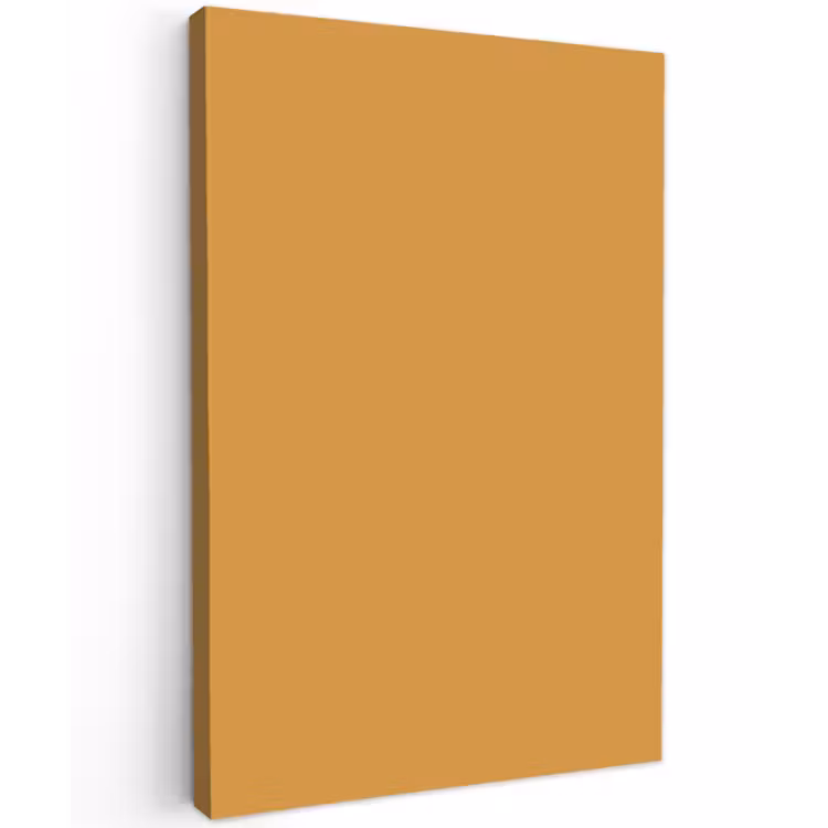 Autumn - Mustard - Geel Tuinposter op houten frame 2 cm dik klein 841 -3d