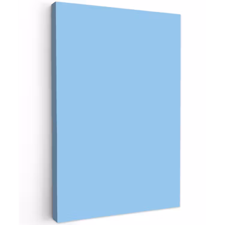 Baby - Blue - Blauw Tuinposter op houten frame 2 cm dik klein 841 -3d