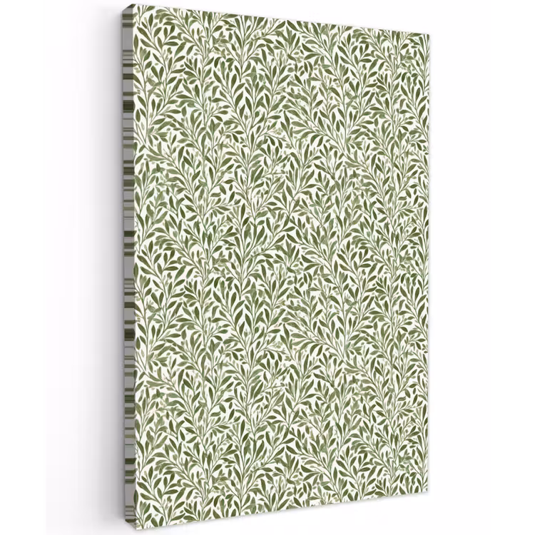 Botanisch - Takken - Groen Tuinposter op houten frame 2 cm dik klein 841 -3d