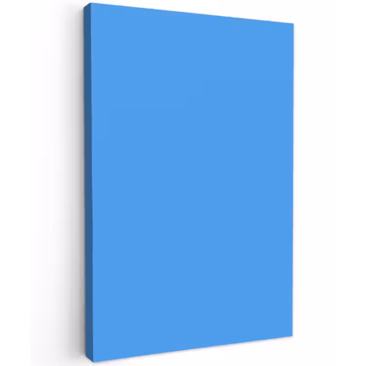 Bright - Azure - Blauw Tuinposter op houten frame 2 cm dik klein 841 -3d