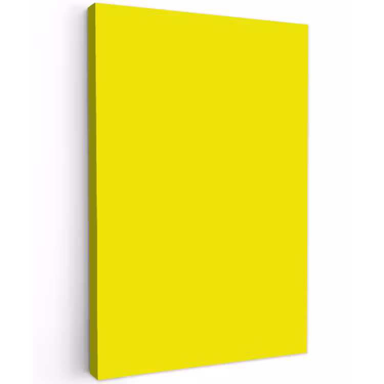 Bright - Canary - Geel Tuinposter op houten frame 2 cm dik klein 841 -3d