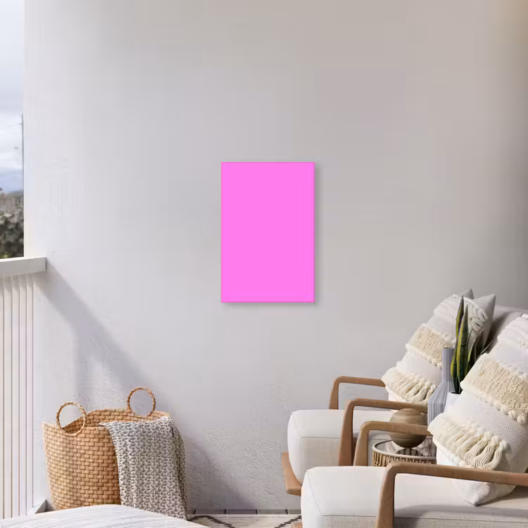 Bright - Orchid - Roze Tuinposter op houten frame 2 cm dik klein 841 -sfeer1