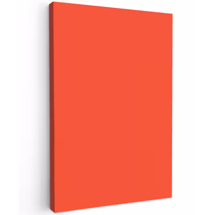 Burnt - Coral - Oranje Tuinposter op houten frame 2 cm dik klein 841 -3d