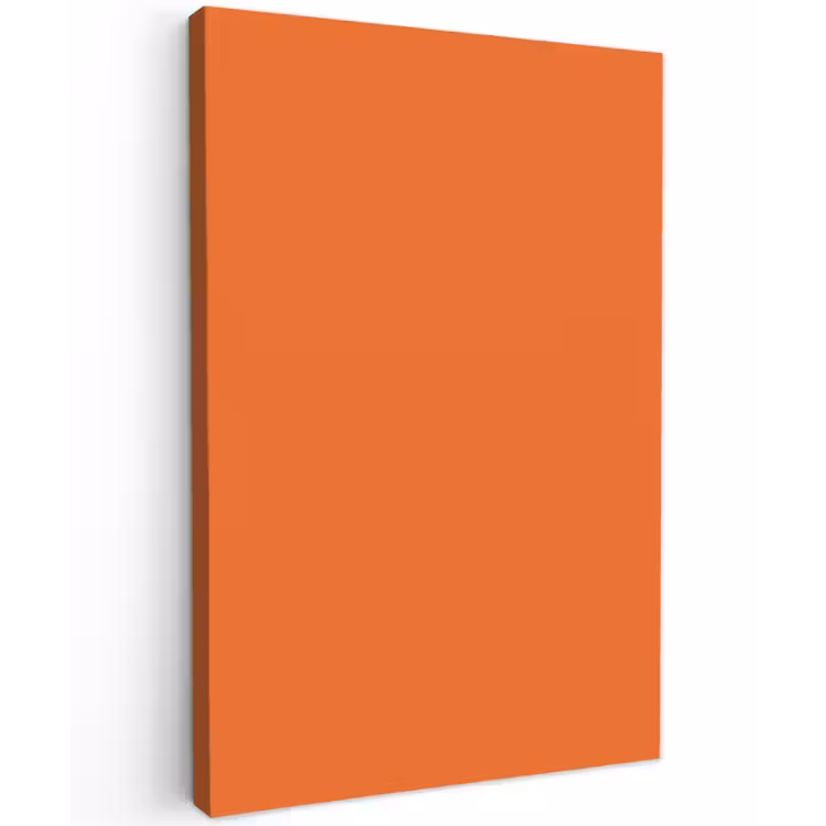 Burnt - Sienna - Oranje Tuinposter op houten frame 2 cm dik klein 841 -3d