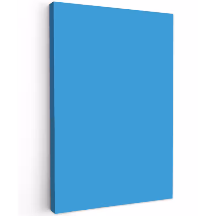 Cerulean - Breeze - Blauw Tuinposter op houten frame 2 cm dik klein 841 -3d