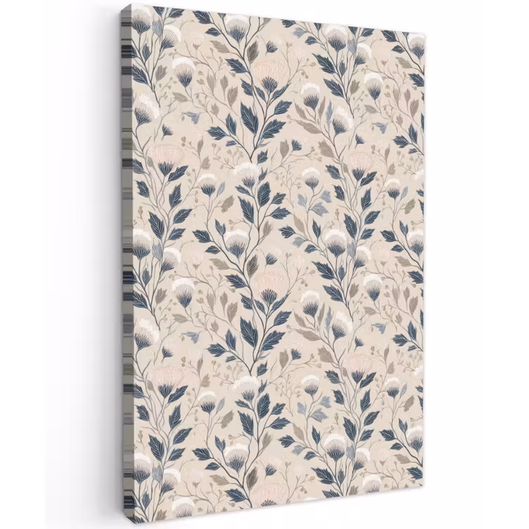 Klassiek - Botanisch - Kleurrijk Tuinposter op houten frame 2 cm dik klein 841 -3d