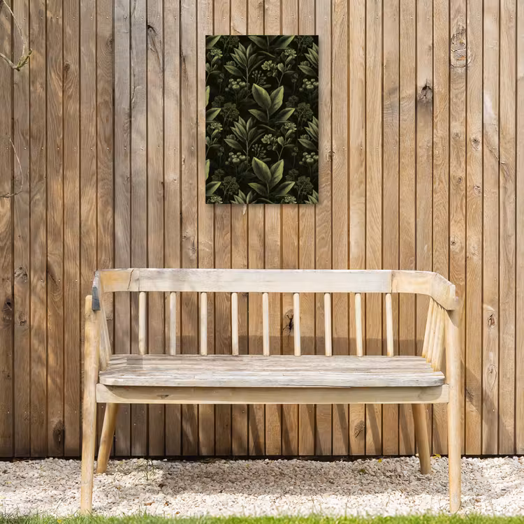 Klassiek - Donker - Botanisch - Planten Tuinposter op houten frame 2 cm dik klein 841 -sfeer4