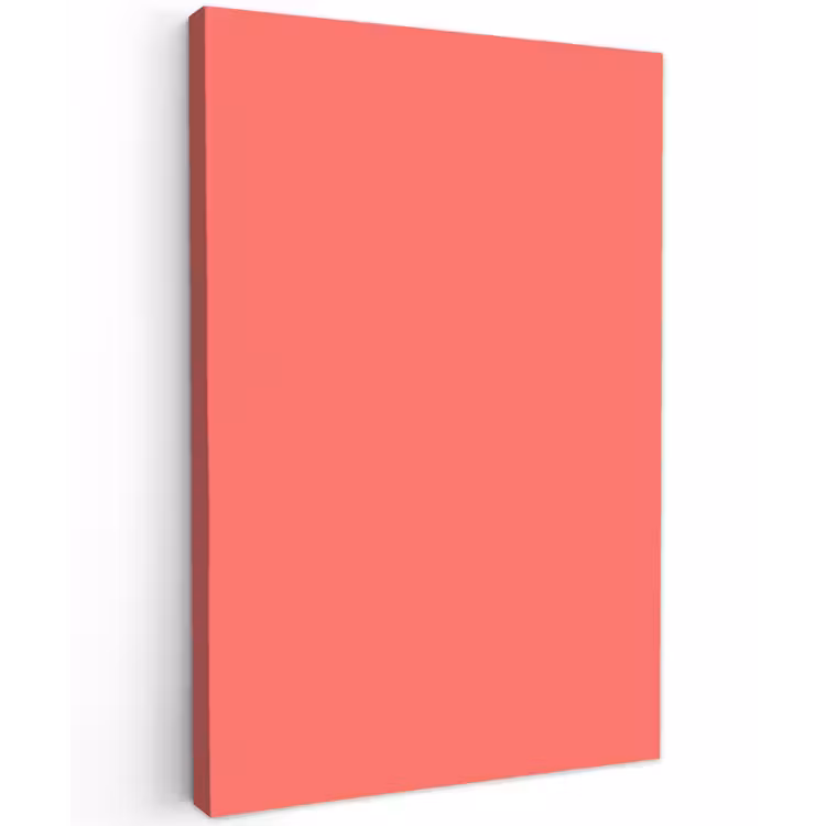 Coral - Punch - Koraal Tuinposter op houten frame 2 cm dik klein 841 -3d