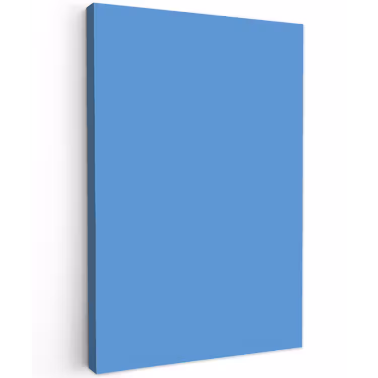 Cornflower - Blue - Blauw Tuinposter op houten frame 2 cm dik klein 841 -3d