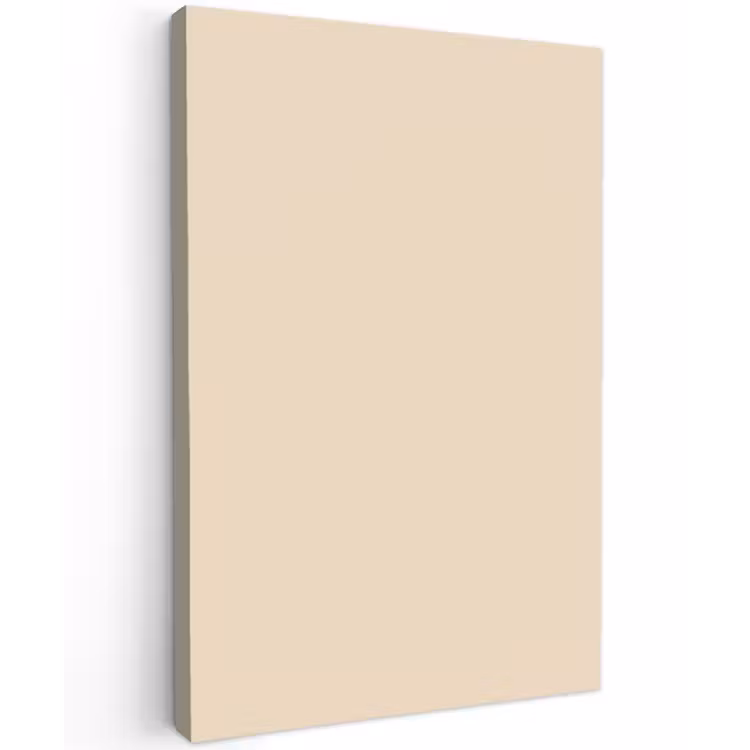 Cream - Nude - Neutraal Tuinposter op houten frame 2 cm dik klein 841 -3d