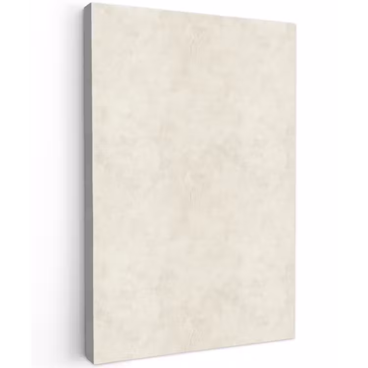 Crème - Egaal - Beton Tuinposter op houten frame 2 cm dik klein 841 -3d