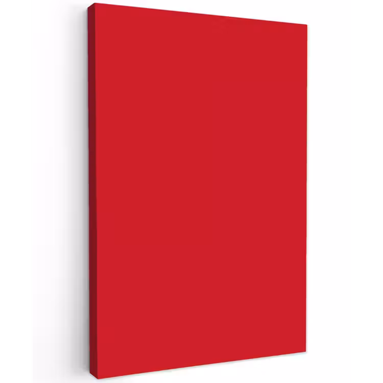 Crimson - Velvet - Rood Tuinposter op houten frame 2 cm dik klein 841 -3d
