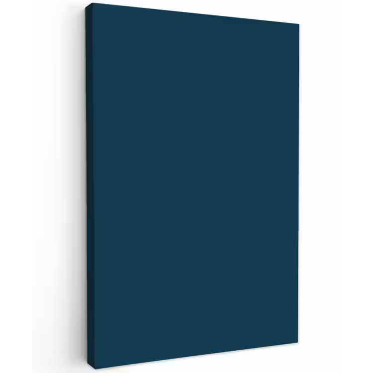 Dark - Indigo - Blauw Tuinposter op houten frame 2 cm dik klein 841 -3d