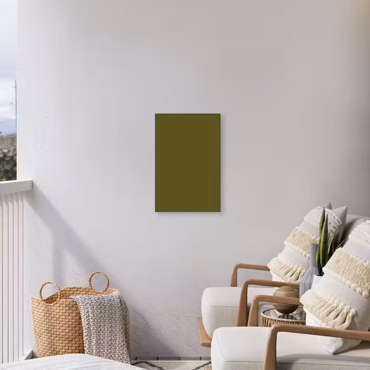Dark - Olive - Groen Tuinposter op houten frame 2 cm dik klein 841 -sfeer1