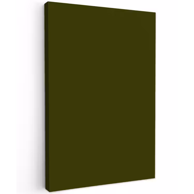 Dark  - Olive - Groen Tuinposter op houten frame 2 cm dik klein 841 -3d