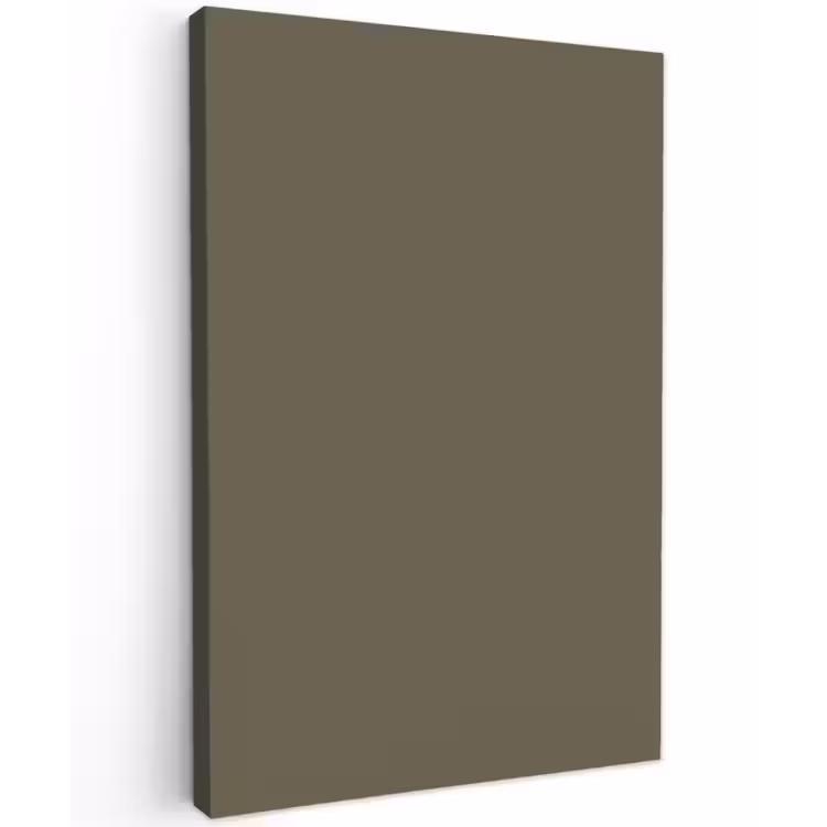 Deep - Khaki - Groen Tuinposter op houten frame 2 cm dik klein 841 -3d