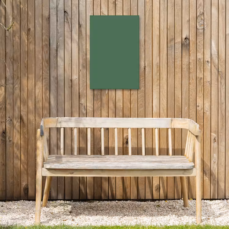 Deep - Sagewood - Groen Tuinposter op houten frame 2 cm dik klein 841 -sfeer4