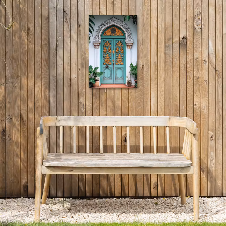Deur - Patronen - Planten Tuinposter op houten frame 2 cm dik klein -sfeer4