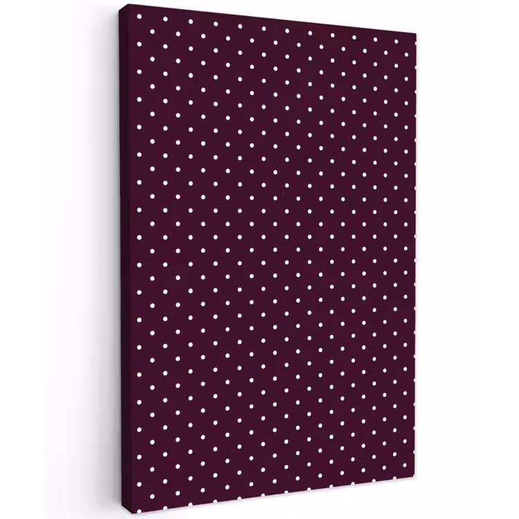 Stippen - Modern - Paars Tuinposter op houten frame 2 cm dik klein 841 -3d