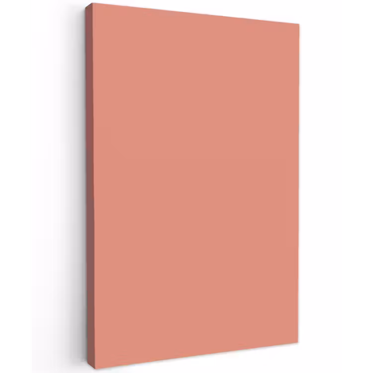 Earthy - Rose - Koraal Tuinposter op houten frame 2 cm dik klein 841 -3d
