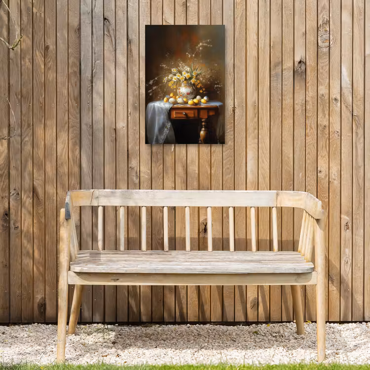 Paaseieren - Stilleven - Vaas Tuinposter op houten frame 2 cm dik klein -sfeer4