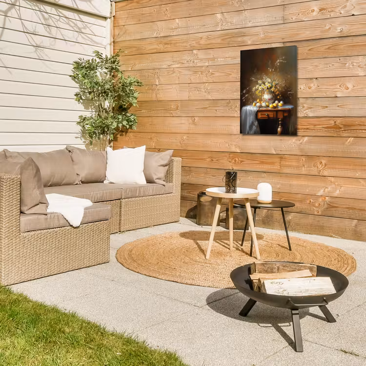 Paaseieren - Stilleven - Vaas Tuinposter op houten frame 2 cm dik klein -sfeer2