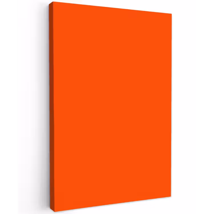 Fiery - Tangerine - Oranje Tuinposter op houten frame 2 cm dik klein 841 -3d