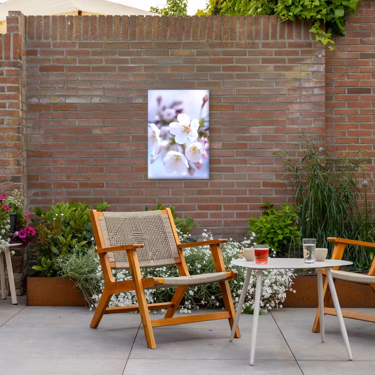 Bloemen - Sakura - Tak - Bloesem takken Tuinposter op houten frame 2 cm dik klein -sfeer3