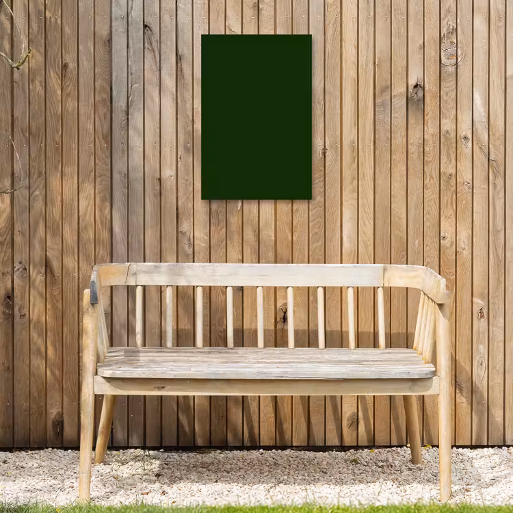 Forest - Green - Groen Tuinposter op houten frame 2 cm dik klein 841 -sfeer4