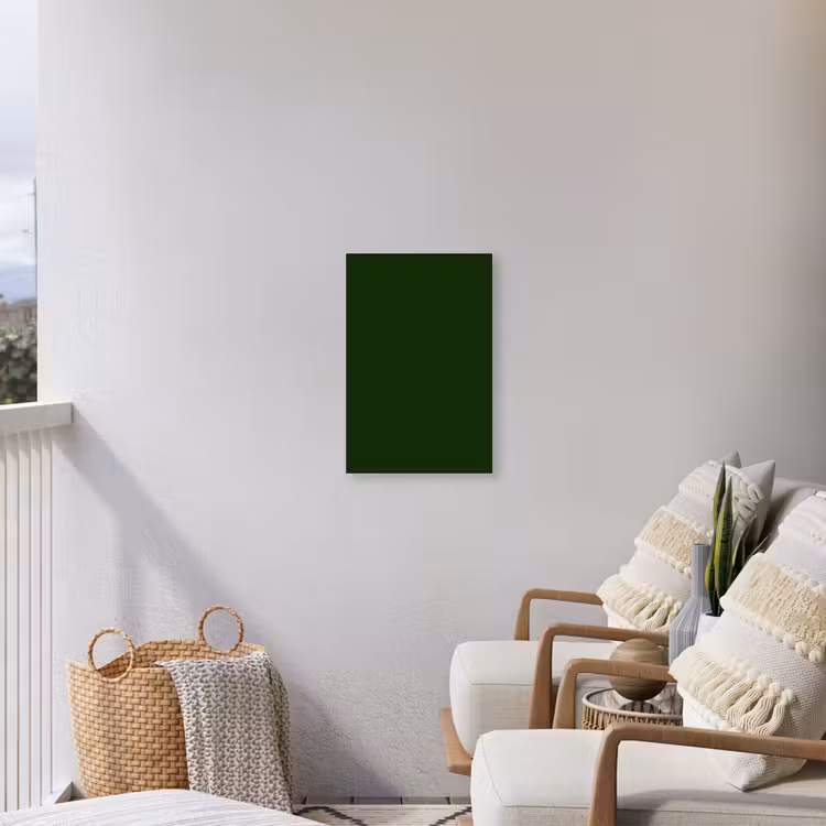 Forest - Green - Groen Tuinposter op houten frame 2 cm dik klein 841 -sfeer1